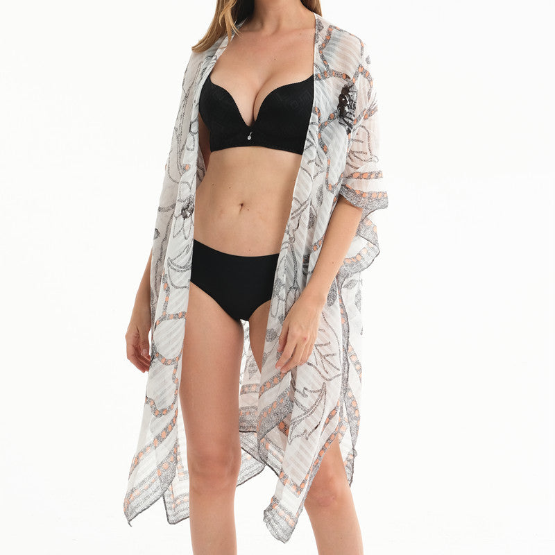 Casual Beach Bikini Blouse Cover Up