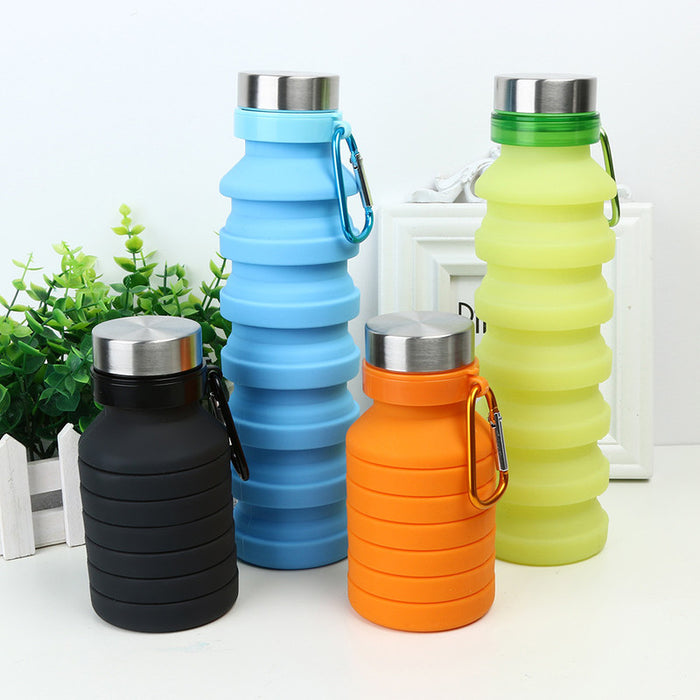 Portable Silicone Folding Cup Outdoor Retractable Cup