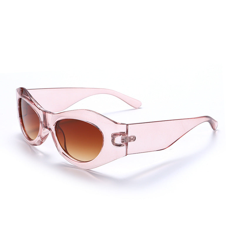 Cool Polygonal Cut Edge Sunglasses