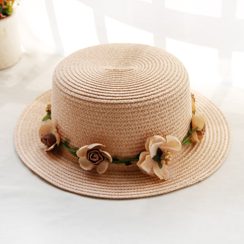 Flower Designed Beach Hat