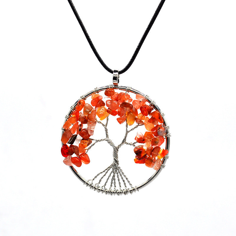 Tree Necklace Chakra Tree Of Life Multi Color Options