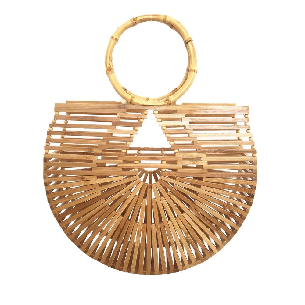 Boho Bamboo Beach Bag