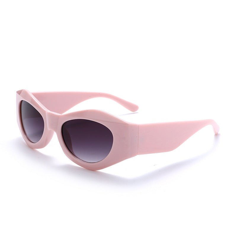 Cool Polygonal Cut Edge Sunglasses