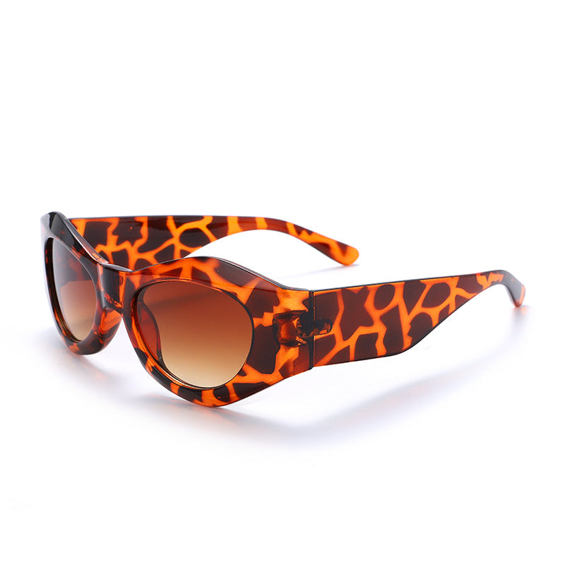 Cool Polygonal Cut Edge Sunglasses