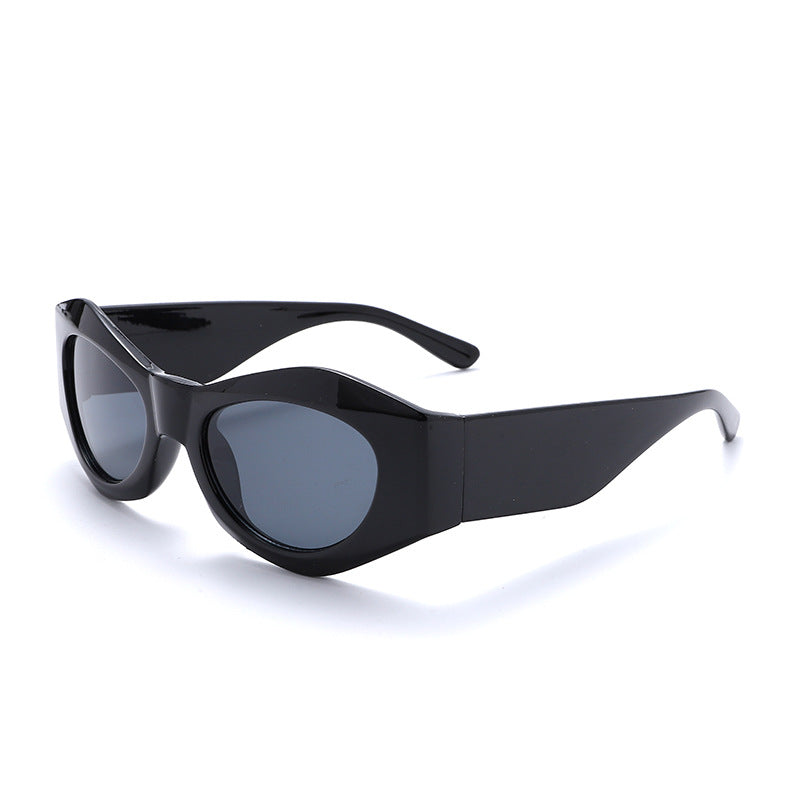 Cool Polygonal Cut Edge Sunglasses