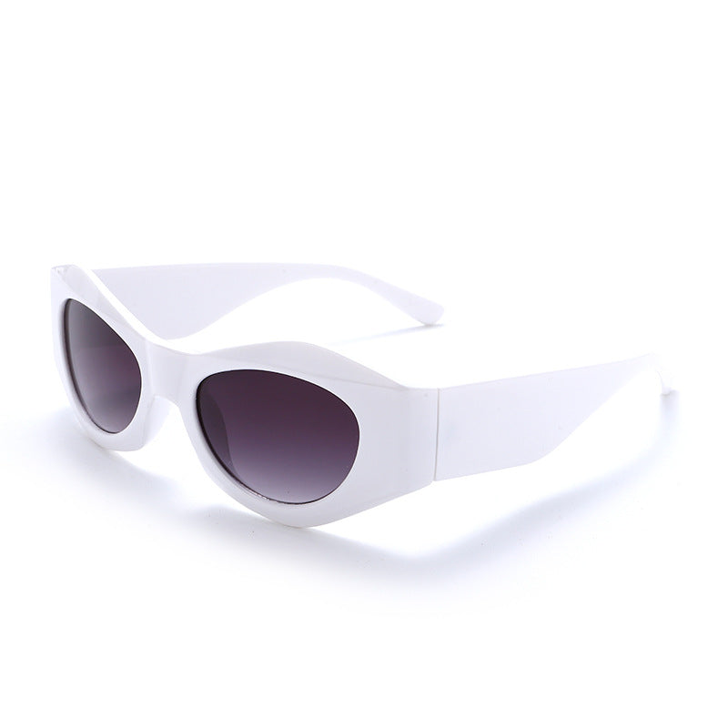 Cool Polygonal Cut Edge Sunglasses