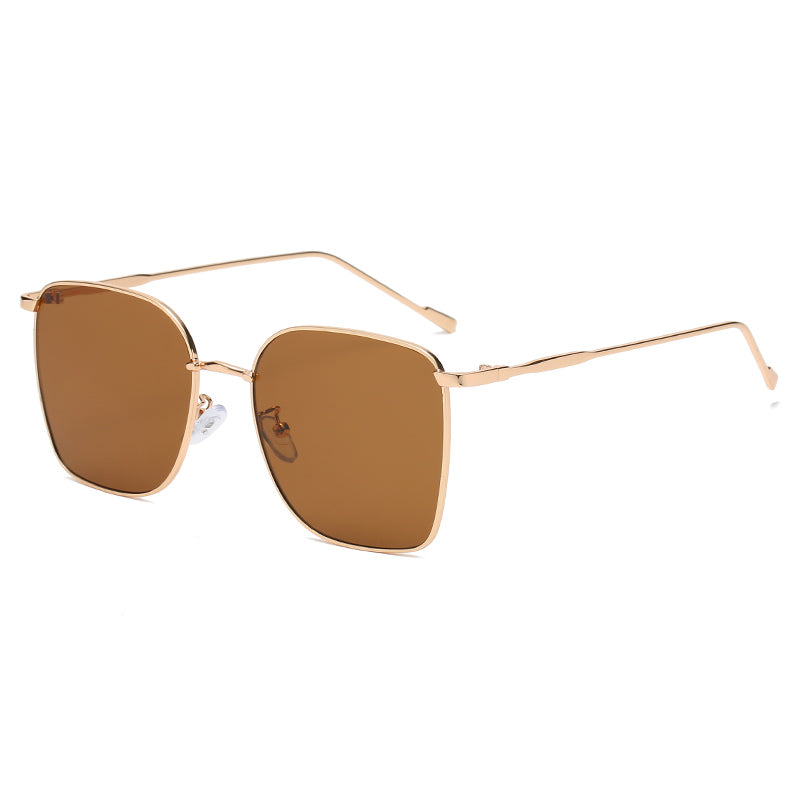 A pair of Square Sunglasses Cross-border Metal by Beachy Cover Ups.