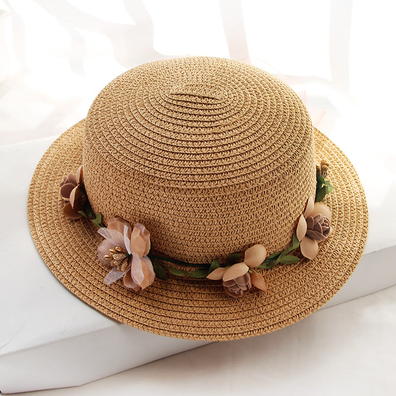 Flower Designed Beach Hat