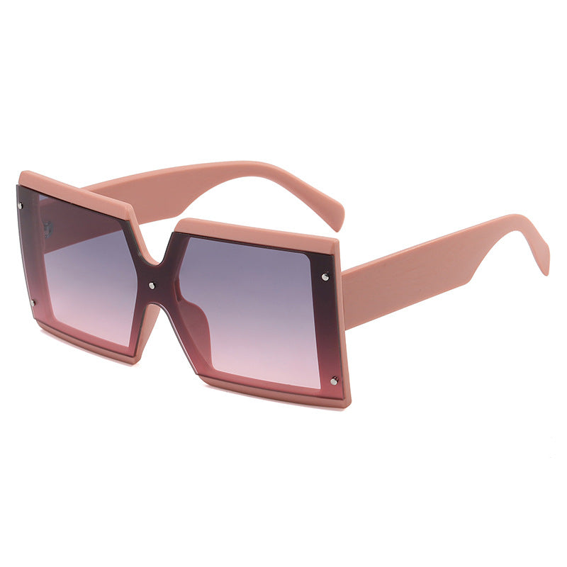 Beachy Cover Ups' Retro Square Sunglasses with a vintage charm in a pretty pink color.