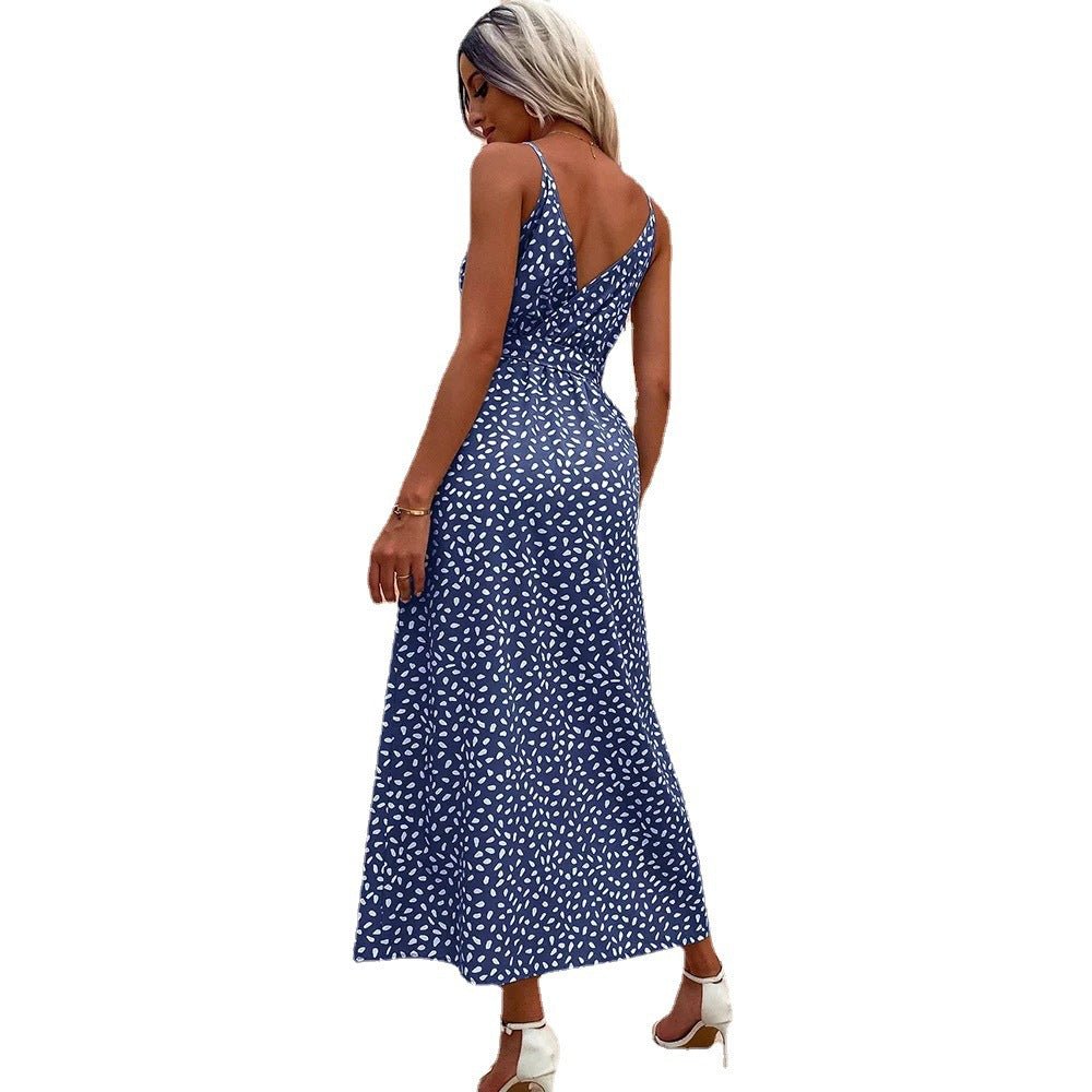 Designed Lace-up Long Skirt Beach Dress - Beachy Cover Ups