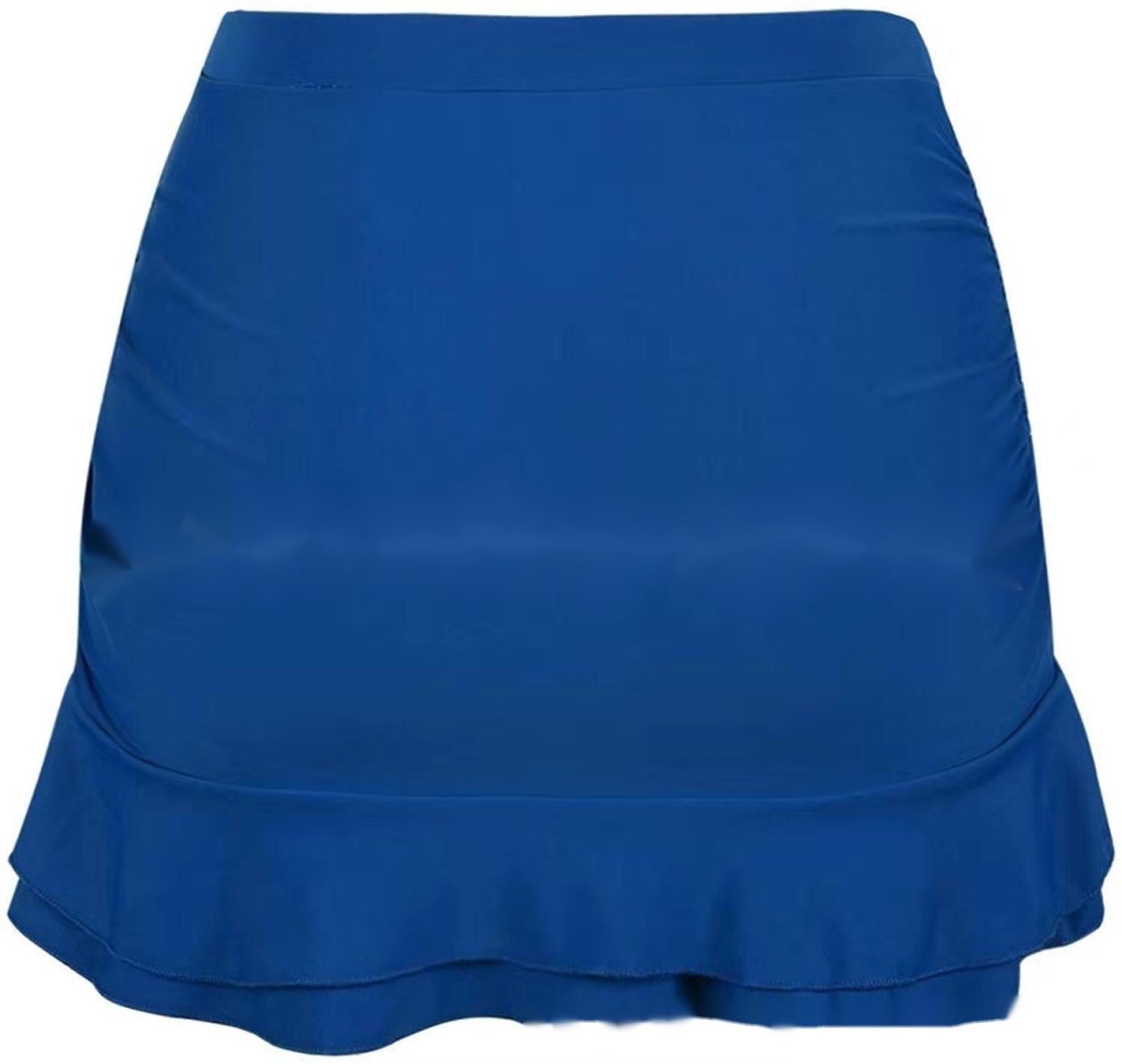High Waist Pleated Beach Swim Skirt - Beachy Cover Ups