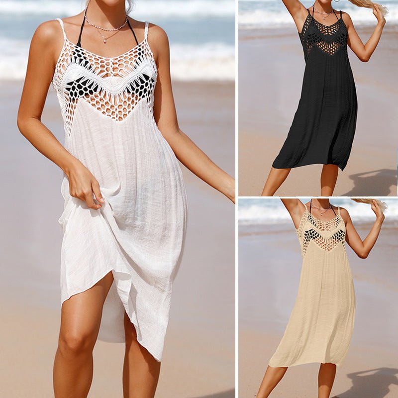 Lace Design Beachy Dresses - Beachy Cover Ups