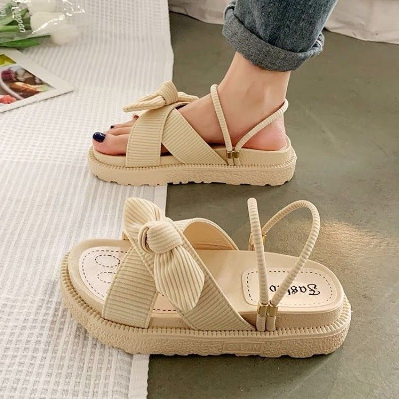 Ribbon Summer Slippers - Beachy Cover Ups