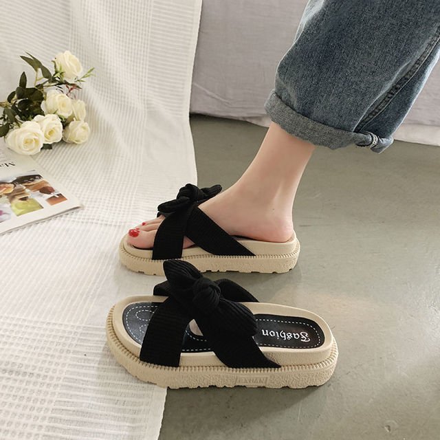 Ribbon Summer Slippers - Beachy Cover Ups