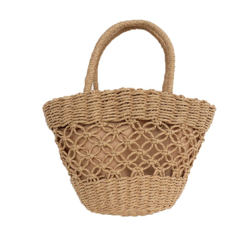 Side Rope Straw Beachy Bag - Beachy Cover Ups