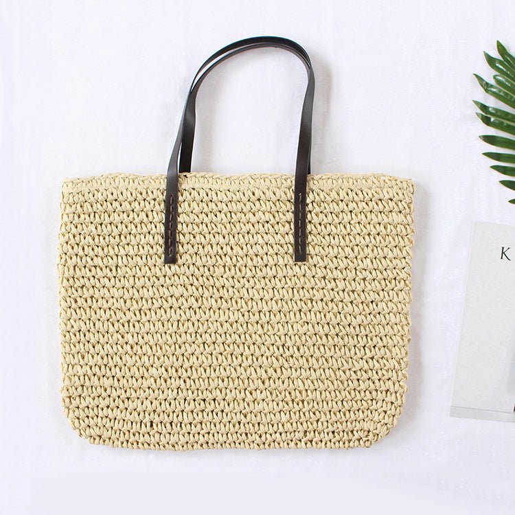 Spring New Beach Woven Straw Bag - Beachy Cover Ups