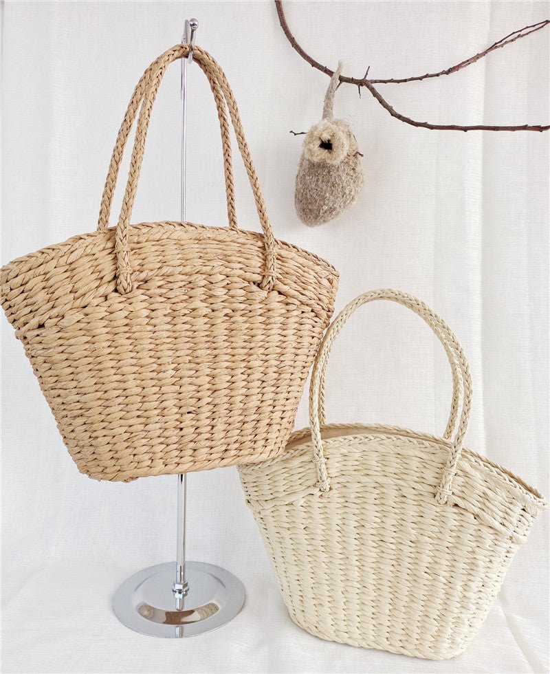 Straw Woven Beachy Bag - Beachy Cover Ups