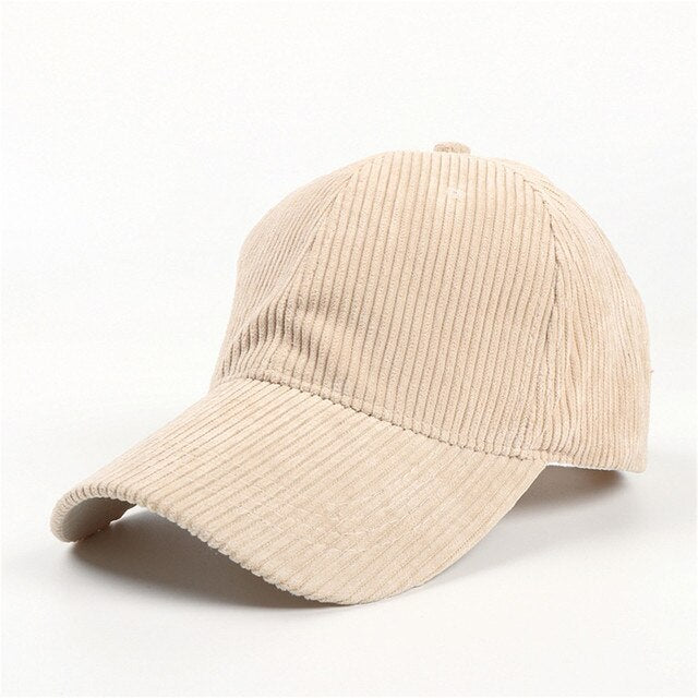 Summer Corduroy Baseball Caps - Beachy Cover Ups