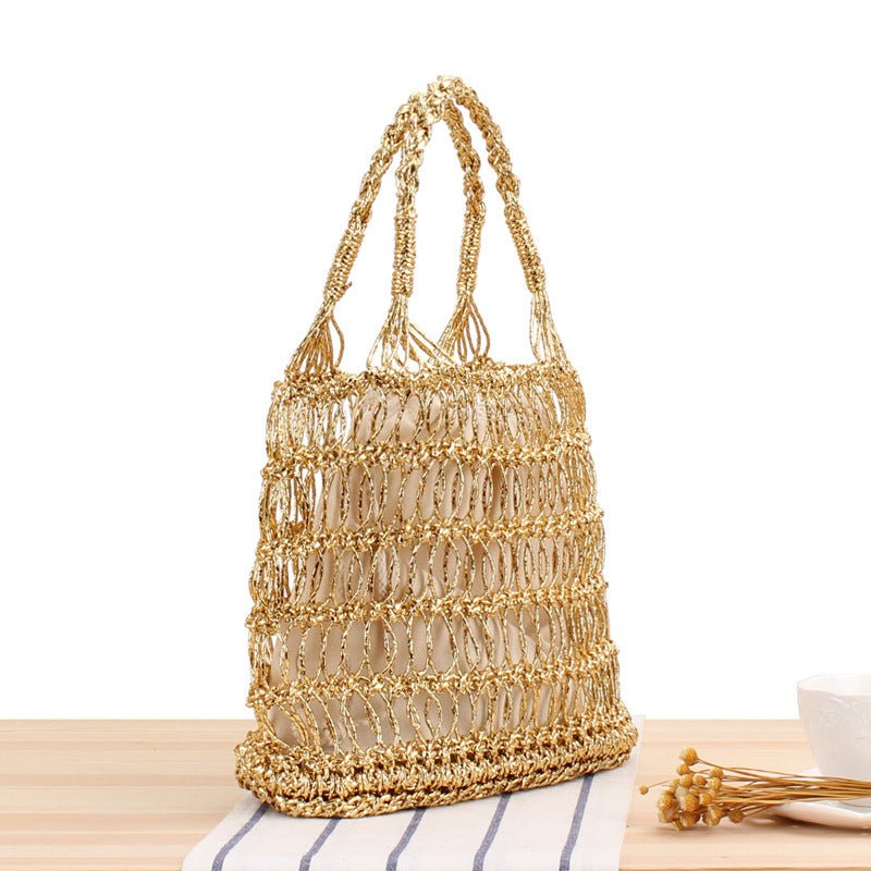 Vacation Beach Portable Straw Bag - Beachy Cover Ups