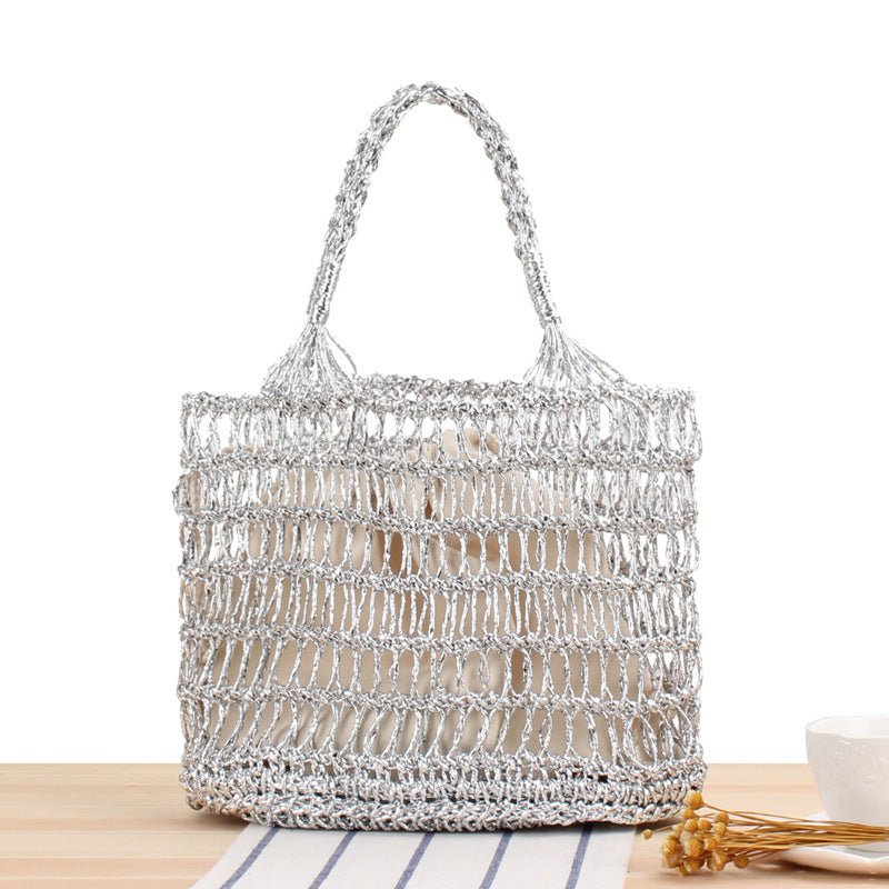 Vacation Beach Portable Straw Bag - Beachy Cover Ups