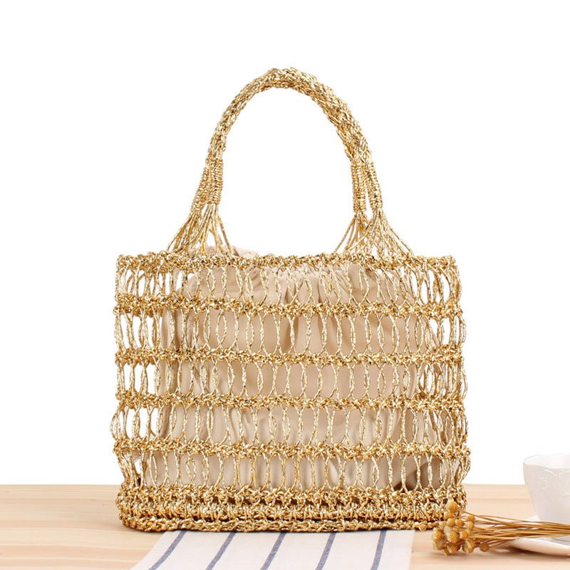 Vacation Beach Portable Straw Bag - Beachy Cover Ups