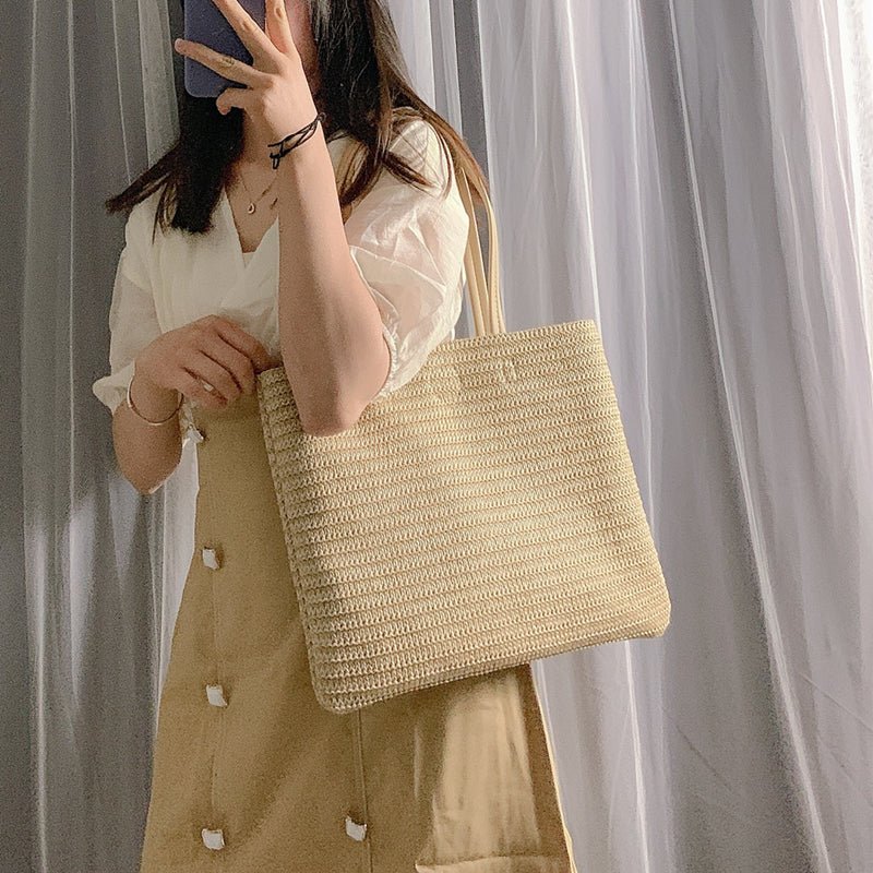 Woven Beachy Tote Bag - Beachy Cover Ups